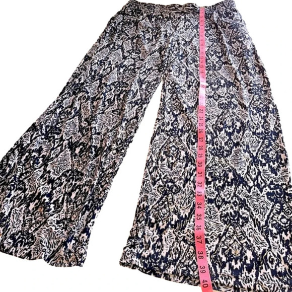 Iman M/L patterned pants stretchy waist comfy lightweight business casual pants - Picture 5 of 10